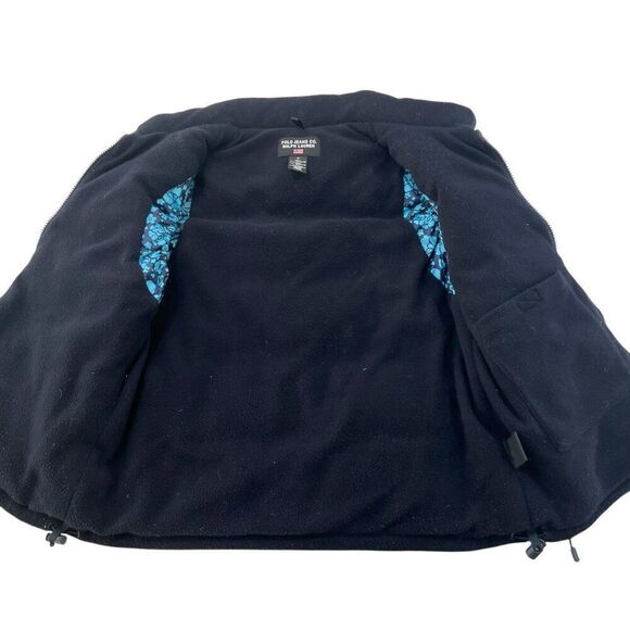 Ralph Lauren Polo Jeans Co. Women's Floral Goose Down Puffer Vest Blue Size Smal - Picture 6 of 13